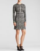 Tory Burch Deborah Silk Damask Print Dress - Lyst
