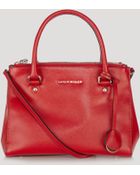 Karen Millen Satchel - Small Saffiano - Lyst