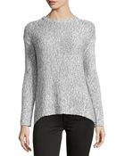 Philosophy Marled Chain-Knit Pullover - Lyst