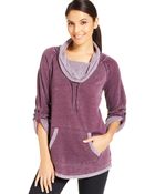 Calvin Klein Performance Funnel-Neck Sweatshirt - Lyst