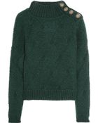 Balmain Chunky-Knit Wool and Mohair-blend Sweater - Lyst