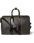 Saint Laurent Leather-Trimmed Coated-Canvas Holdall - Lyst