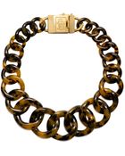 Tory Burch Monogram Resin Chain Necklace - Lyst