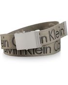 Calvin Klein Logo Belt - Lyst