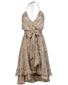 Haute Hippie Kneelength Dress - Lyst