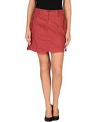 Dondup Mini Skirt - Lyst