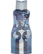 Dion Lee Axis Printed Silk Dress - Lyst