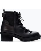 Zara Lace-Up Leather Bootie - Lyst