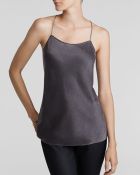 Eileen Fisher Racerback Silk Cami - Lyst