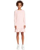DKNY Petal Hem Long Sleeve Dress - Lyst