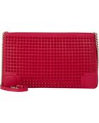 Christian Louboutin Louibiposh Studded Clutch - Lyst
