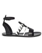 Proenza Schouler Triangle Weave Leather Sandals - Lyst