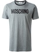 Moschino Logo T-shirt - Lyst