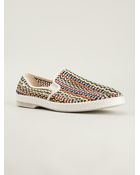 Rivieras Woven Slippers - Lyst