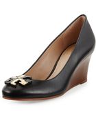 Tory Burch Lowell New Logo Wedge Pump - Lyst