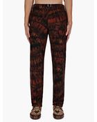 Paul Smith Men'S Tie-Die Relaxed Fit Wool-Blend Trousers - Lyst