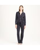 J.Crew Dreamy Cotton Pajama Set in Heart - Lyst