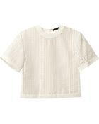 Alexander Wang Logo-Embroidered Top - Lyst