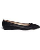 Jason Wu Lizard Embossed Leather Flats - Lyst