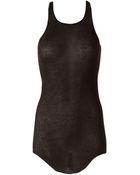 Rick Owens Scoop Neck Tank Top - Lyst