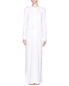 Theory Beach Cotton Maxi Shirt Dress - Lyst