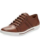 Kenneth Cole Captoe Leather Sneaker - Lyst