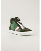 Moncler Hitop Trainer - Lyst