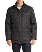 Andrew Marc Patton Diamond-Quilted Jacket - Lyst