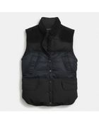 Coach Padded Vest - Lyst