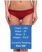 Calvin Klein Invisibles W Lace Thong - Lyst