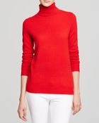 C By Bloomingdale's Turtleneck Cashmere Sweater - Lyst