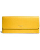 Coach Soft Wallet in Saffiano Leather - Lyst