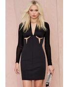 Nasty Gal To The Wire Cutout Dress - Lyst