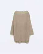 Zara Sequinned Sweater - Lyst