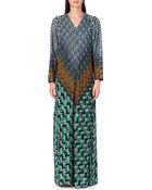 Missoni Long Sleeved Knitted Dress - Lyst