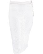 Fleur Of England Embroidered Skirt - Lyst