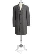 Hugo Boss Stratus Wool Coat - Lyst