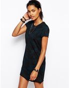 Diesel Printed T-Shirt Dress - Lyst