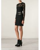 Emilio Pucci Lace Zip Sweater - Lyst