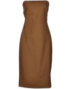 Semi-couture Kneelength Dress - Lyst