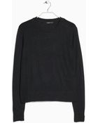 Mango Alpaca-Blend Sweater - Lyst
