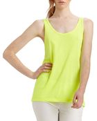 Christopher Kane Cotton Blend Tank - Lyst
