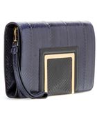 Jimmy Choo Alara Snake Leather Clutch - Lyst