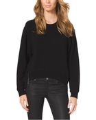 Michael Kors Side-Zip Cashmere Sweater - Lyst