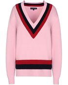 Jonathan Saunders Long Sleeve Sweater - Lyst