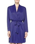 Natori Aphrodite Silky-Knit Wrap Robe - Lyst