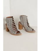 Jeffrey Campbell Suede Cadet Booties - Lyst