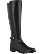 Tod's Leather Knee-high Boot - Lyst