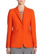Akris Punto Wool Tricot Blazer - Lyst