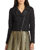 Sachin & Babi Gisela Embroidered Motorcycle Jacket - Lyst